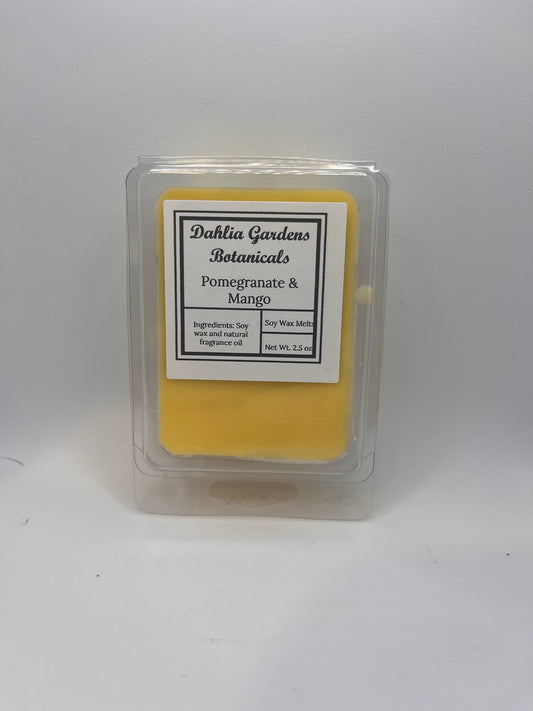 Summer Wax Melt Collection Pomegranate and Mango